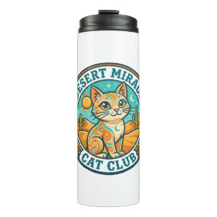 Termo Espejismo del desierto Gato Idea de regalo para ma
