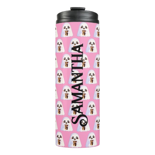 Termo Espeluznante Con Café Helado (Anverso)