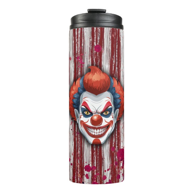 Termo Espeluznante Halloween del Carnaval de Payaso (Anverso)