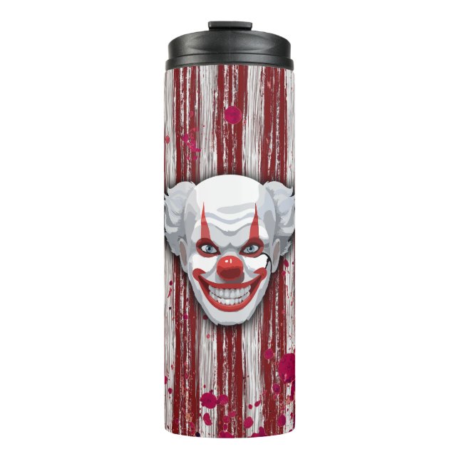Termo Espeluznante Halloween del Carnaval de Payaso (Anverso)