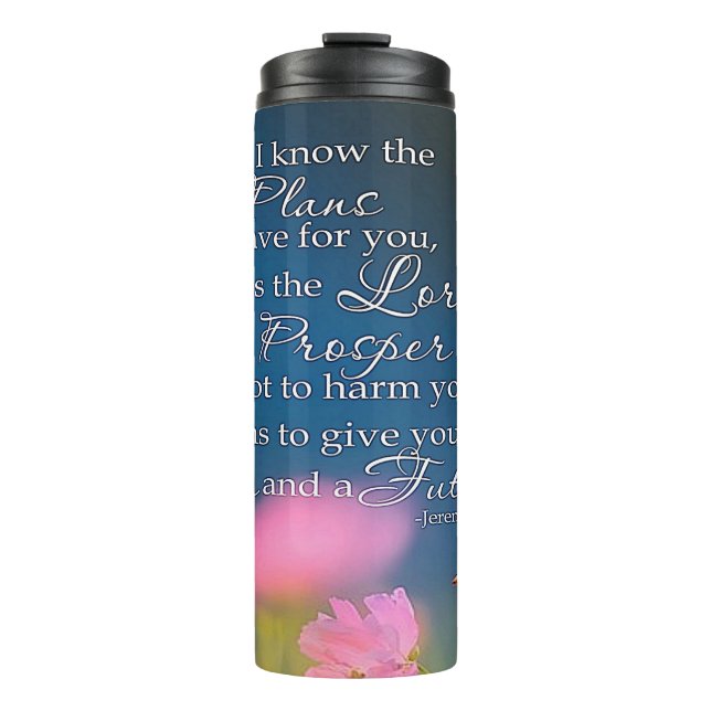 Termo Esperanza y flores y pájaros futuros (Anverso)