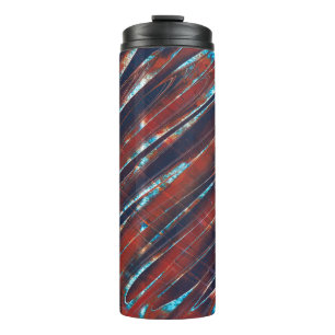 Termo Espiral azul y roja
