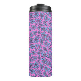 Termo Espíritu libre azul cornflower flor pequeña escala