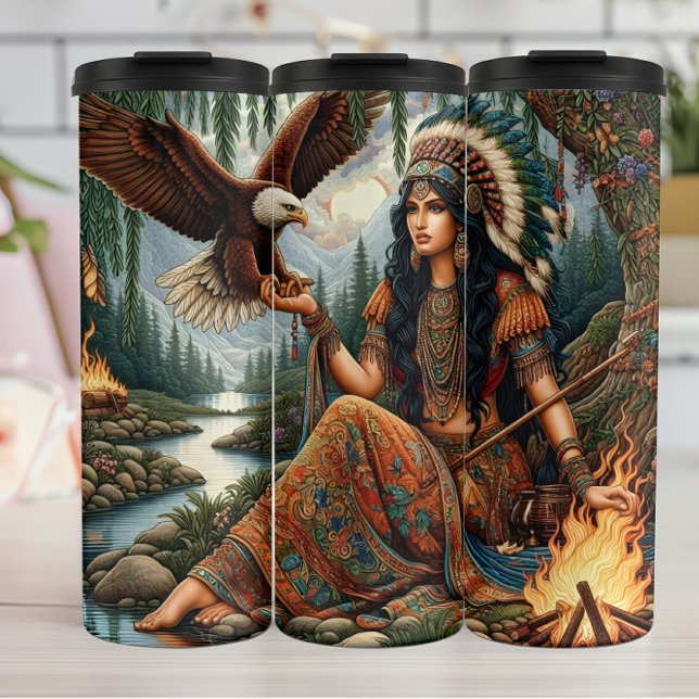 Termo Espíritu nativo americano, águila, majestad forest (Subido por el creador)