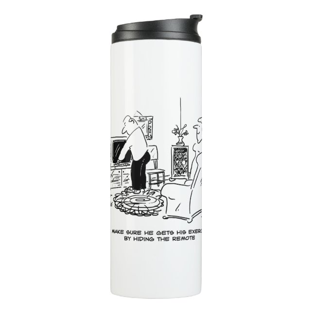 Termo Esposa oculta el Tumbler térmico de control remoto (Rotado hacia la izquierda)