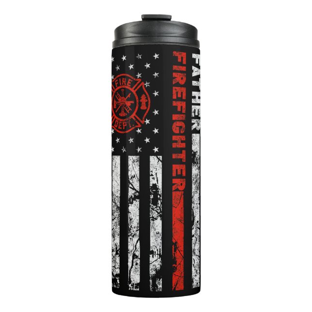 Termo Esposo, padre y bombero (Anverso)