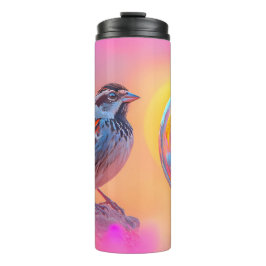 Termo Espuma colorida y burbuja arcoiris