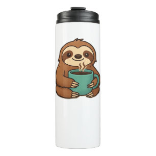 Termo Espuma dulce con café Mug - Animal relajado acoged