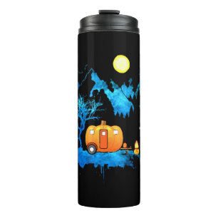 Termo esqueleto de camping halloween