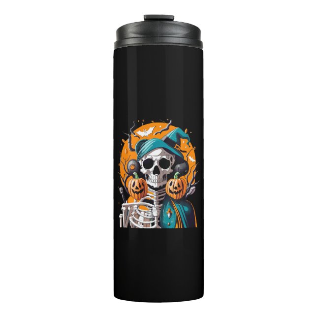 Termo Esqueleto y calabaza (Anverso)