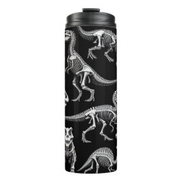 Termo Esqueletos de dinosaurios huesos fósiles blancos