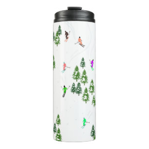Termo Esquí de ilustracion alpino freeride