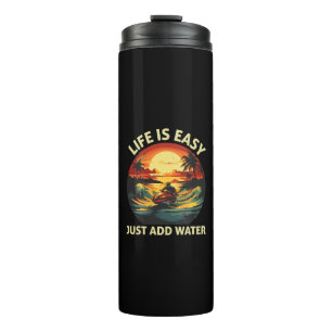 Termo esquiador clásico de moto de agua