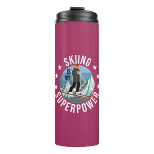 Termo Esquiar es mi superpotencia