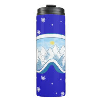 Esquiar Goggles, danza de copas de nieve