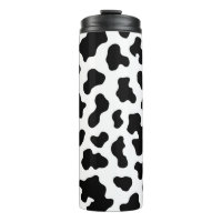 Estampado de cuero de vaca en negro y blanco