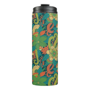 Termo Estampado de flores del verano