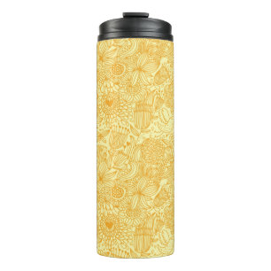 Termo Estampado de flores del verano en colores