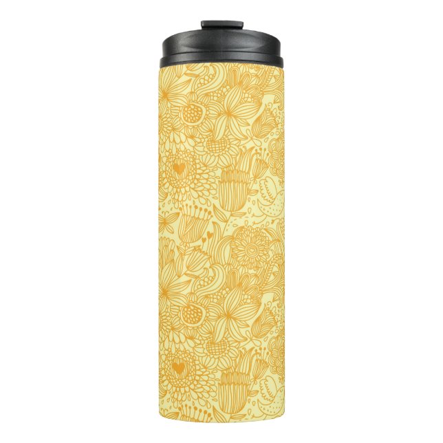 Termo Estampado de flores del verano en colores (Anverso)