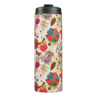 Estampado de flores en el estilo retro 4