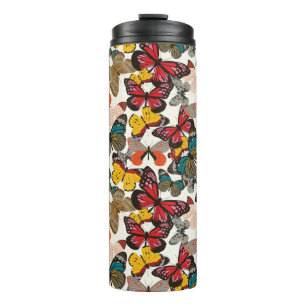 Termo Estampado de flores retro