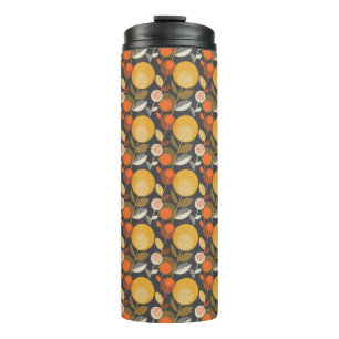Termo Estampado de flores retro clásico