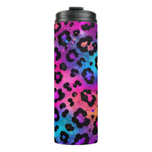 Termo Estampado de leopardo colorido