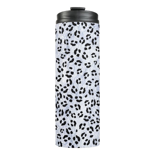Termo Estampado leopardo blanco (Anverso)