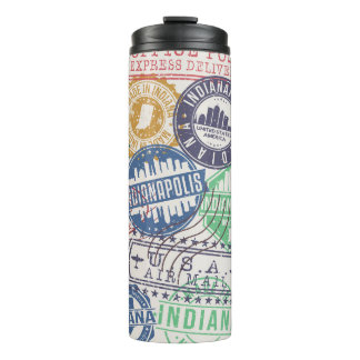 Termo Estampillas de Indianápolis: Juego de sellos de vi