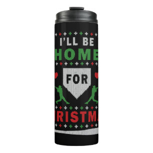 Termo Estaré En Casa Para Navidades Navidades Feo De Béi