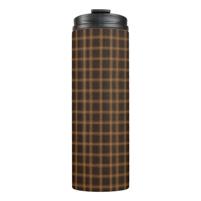 Termo Estate Plaid Heritage Otoño | Luxe Marrón Camello (Anverso)