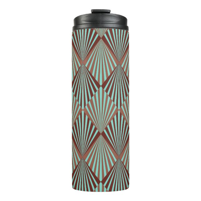 Termo Estilo art déco, textura perfecta. (Anverso)