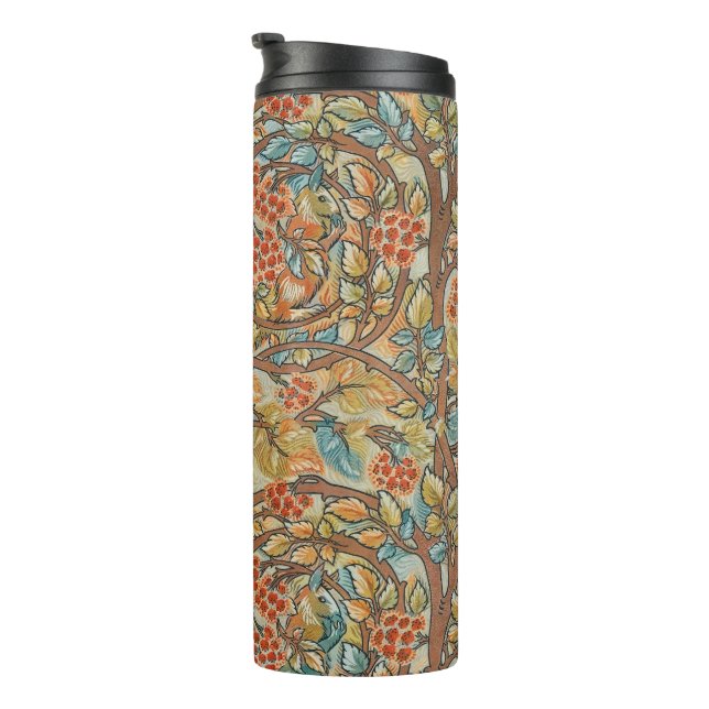 Termo Estilo de cabaña acogedora de William Morris con a (Rotado hacia la derecha)