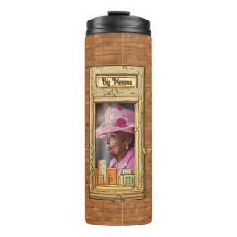Termo Estilo de cuento de hadas estilo ladrillo acogedor