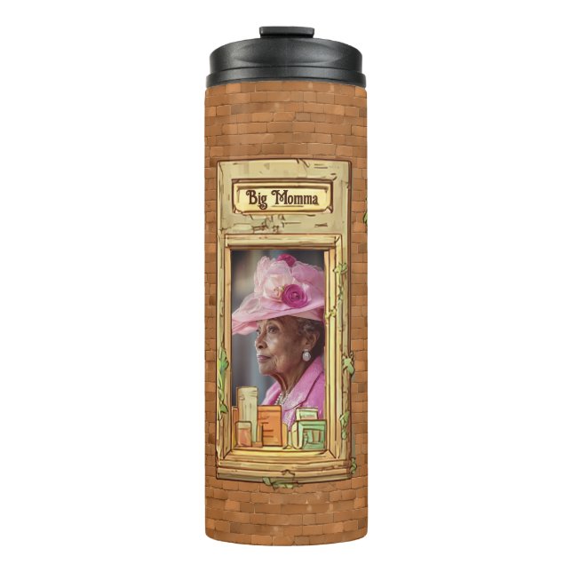 Termo Estilo de cuento de hadas estilo ladrillo acogedor (Anverso)