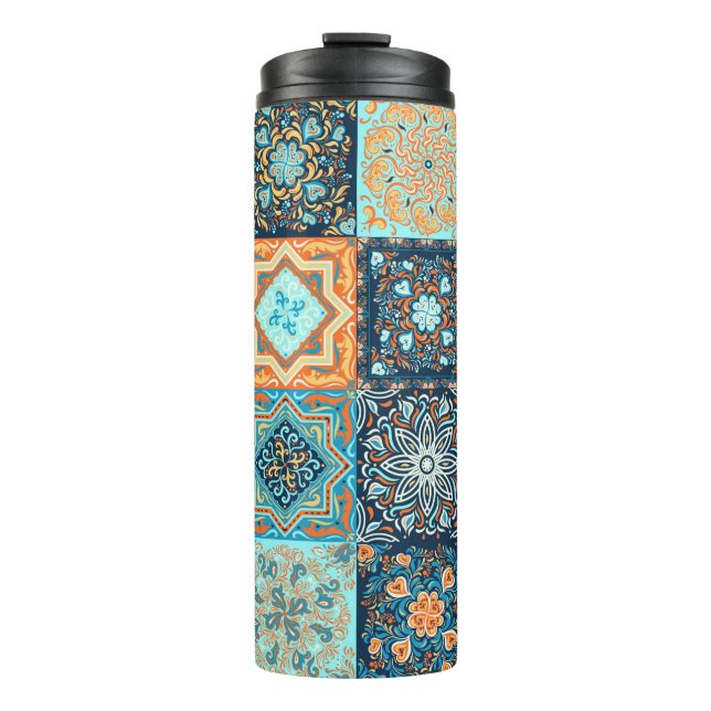 Termo Estilo de mosaico. Patrón sin inconvenientes de 16 (Anverso)