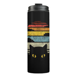 Termo Estilo de vintage gráfico de gato retro Gato Papá