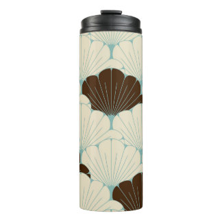 Termo Estilo japonés mosaico azul
