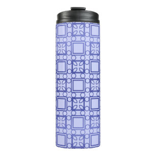 Termo Estilo vintage decorativo patrón geométrico irrepr