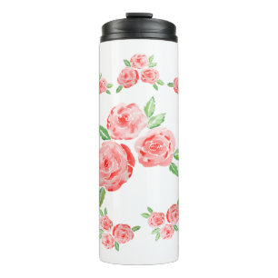 Termo Estos son rosas acuarelas elegantes