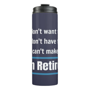 Termo Estoy cansado, gracioso humor de regalo