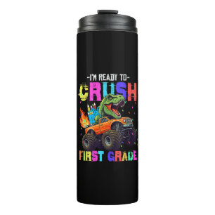 Termo Estoy listo para aplastar el camión de dinosaurios