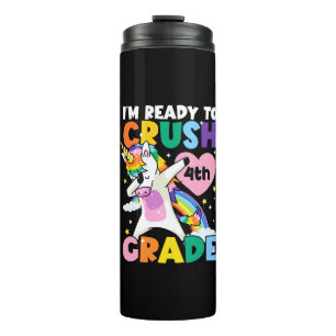 Termo Estoy listo para aplastar el Corazón Unicornio de