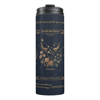Termo Estrella Botánica Energía Astral Oro Marina Térmic