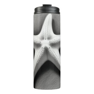 Termo Estrella de Mar Negra y Blanca