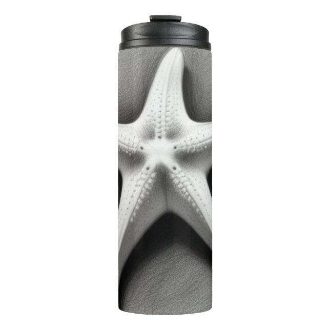 Termo Estrella de Mar Negra y Blanca (Anverso)