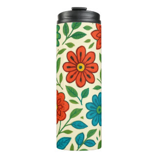 Termo Estrella floral patriótica de América