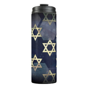 Termo Estrella múltiple Happy Hanukkah de SlipperyJoe de