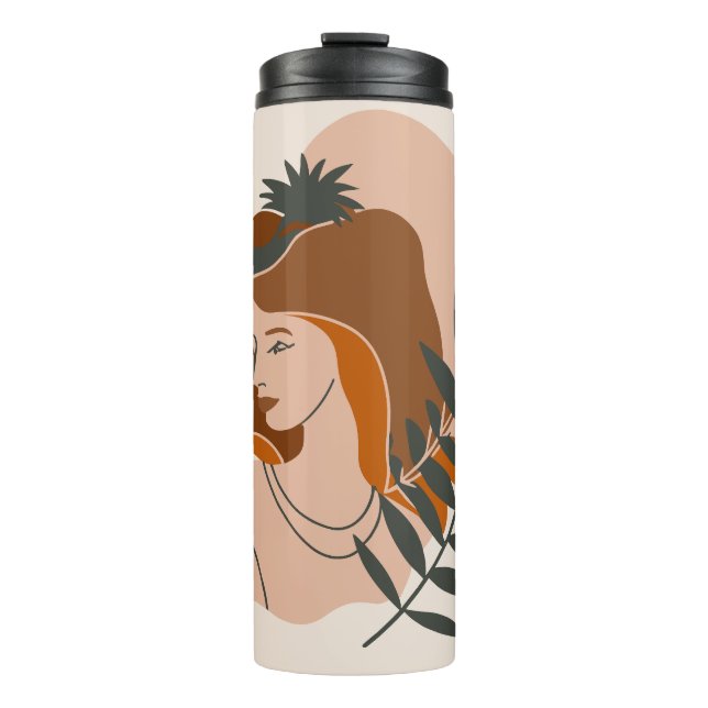 Termo Estrellas de la mujer boho (Anverso)