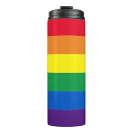Termo Estriberas de arcoiris colores Bandera gay Lgbt